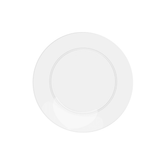 8 In. Trend Glass Look Plastic Plates | 120 Count